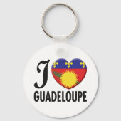 Guadeloupe Love Sleutelhanger (Voorkant)