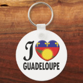 Guadeloupe Love Sleutelhanger (Voorkant)