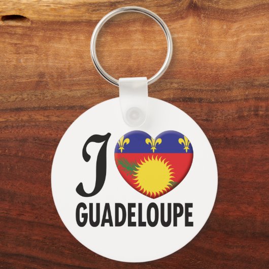 Guadeloupe Love Sleutelhanger (Voorkant)