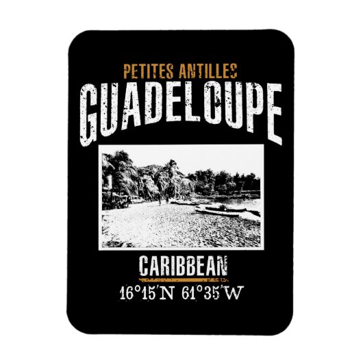 Guadeloupe Magneet (Verticaal)