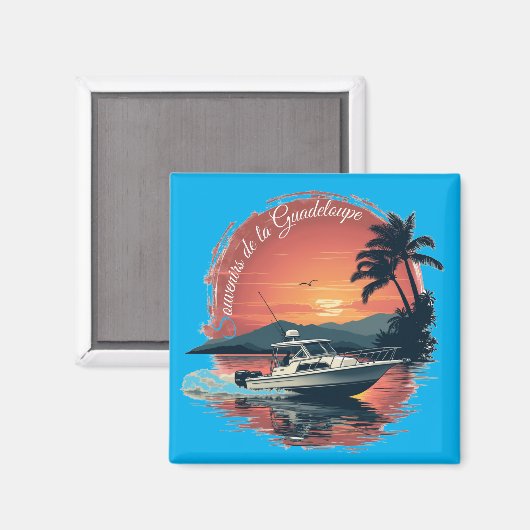 Guadeloupe Magneet (Voorkant / Achterkant)
