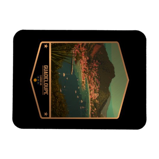 Guadeloupe Magneet (Horizontaal)