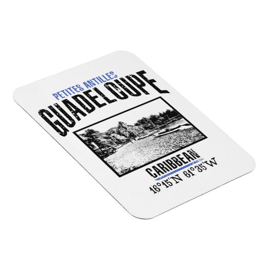 Guadeloupe Magneet (Rechterzijde)