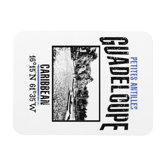 Guadeloupe Magneet (Horizontaal)