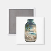 GUADELOUPE MAGNEET (Voorkant / Achterkant)