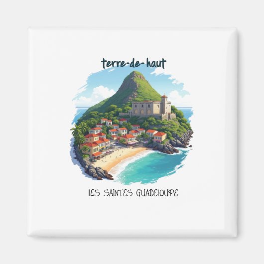 GUADELOUPE MAGNEET (Voorkant)