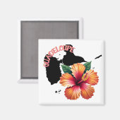 GUADELOUPE MAGNEET (Voorkant / Achterkant)