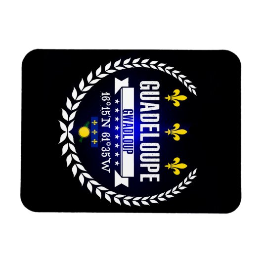 Guadeloupe Magneet (Horizontaal)