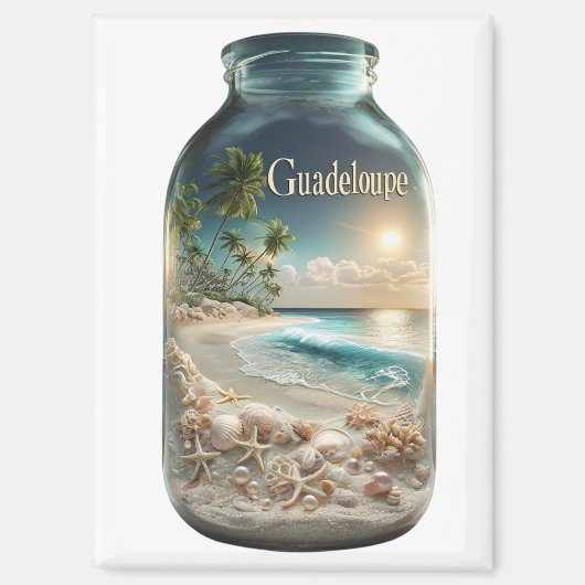 GUADELOUPE MAGNEET (Voorkant)