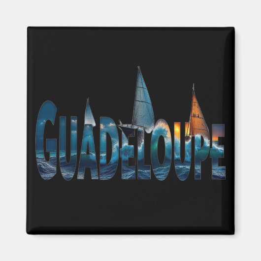 GUADELOUPE MAGNEET (Voorkant)