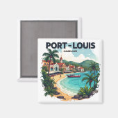 GUADELOUPE MAGNEET (Voorkant / Achterkant)