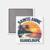 GUADELOUPE MAGNEET (Voorkant / Achterkant)