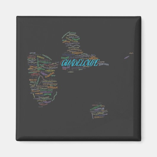 GUADELOUPE MAGNEET (Voorkant)
