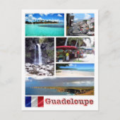 Guadeloupe - Mozaïek - Briefkaart (Voorkant)