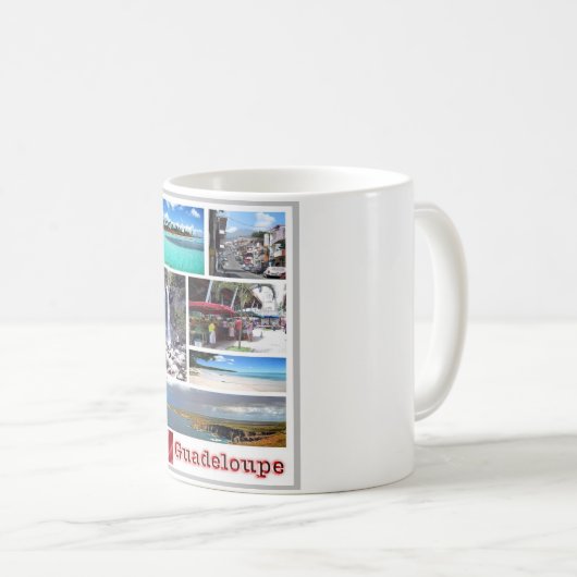 Guadeloupe - Mozaïek - Koffiemok (Voorkant rechts)