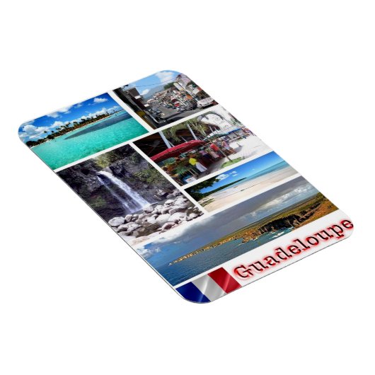 Guadeloupe - Mozaïek - Magneet (Rechterzijde)