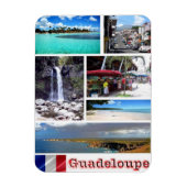 Guadeloupe - Mozaïek - Magneet (Verticaal)