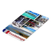 Guadeloupe - Mozaïek - Magneet (Linkerzijde)