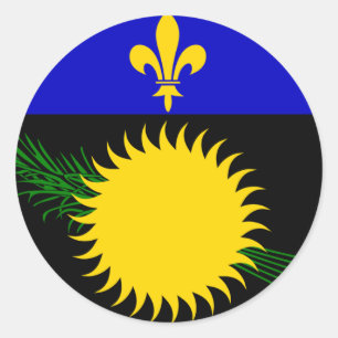 Guadeloupe Ronde Sticker