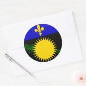 Guadeloupe Ronde Sticker (Envelop)