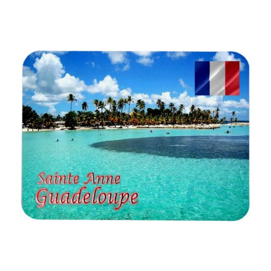 Guadeloupe - Sainte Anne - Magneet (Horizontaal)