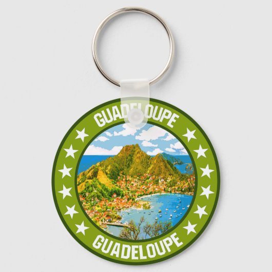Guadeloupe Sleutelhanger (Voorkant)