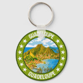 Guadeloupe Sleutelhanger (Achterkant)