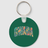 GUADELOUPE SLEUTELHANGER (Voorkant)