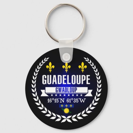 Guadeloupe Sleutelhanger (Voorkant)