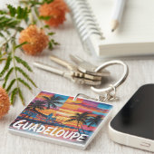 Guadeloupe sleutelhanger (Voorkant Rechts)
