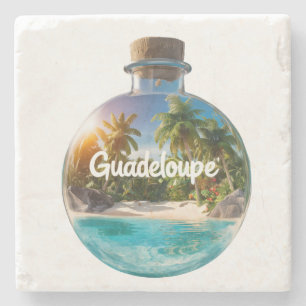Guadeloupe Stenen Onderzetter