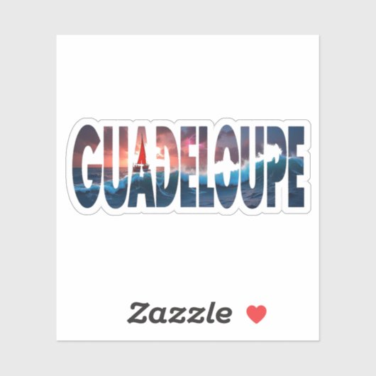 GUADELOUPE STICKER (Vel)