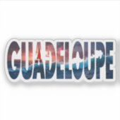 GUADELOUPE STICKER (Voorkant)