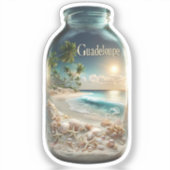 GUADELOUPE STICKER (Voorkant)