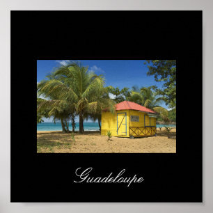 Guadeloupe-strand, Guadeloupe Poster