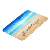 Guadeloupe strandzon magneet (Linkerzijde)