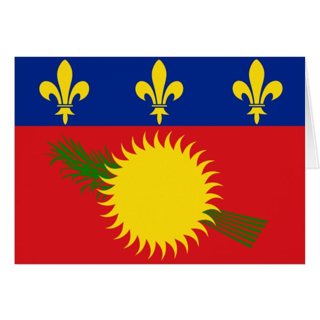 Guadeloupe vlag (Voorkant Horizontaal)