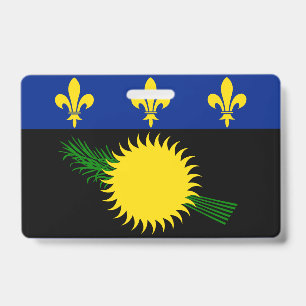 Guadeloupe vlag Badge