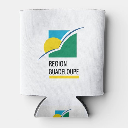 Guadeloupe vlag blikjeskoeler (Voorkant)