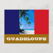 Guadeloupe vlag briefkaart (Voorkant)