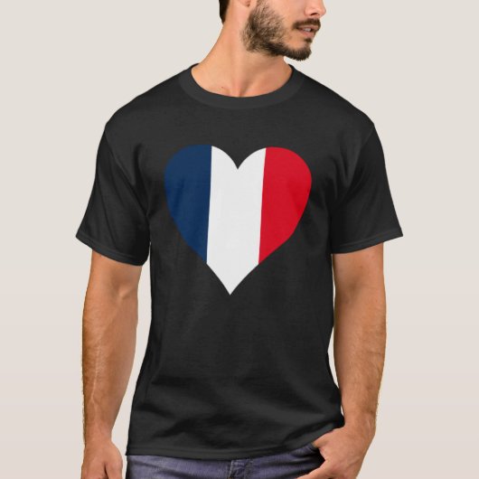 Guadeloupe Vlag Hart Guadeloupe Cadeaus Liefde Gua T-shirt (Voorkant)