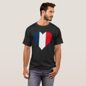 Guadeloupe Vlag Hart Guadeloupe Cadeaus Liefde Gua T-shirt (Voorkant volledig)