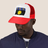 Guadeloupe Vlag Hoed Trucker Pet (In situ)