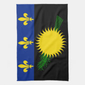 Guadeloupe vlag Keukenhanddoeken (Verticaal)
