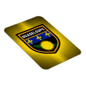 Guadeloupe vlag magneet (Rechterzijde)