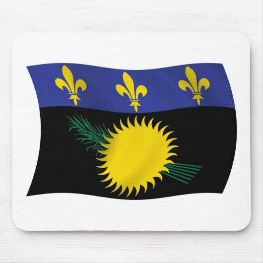 Guadeloupe Vlag Muismat (Voorkant)