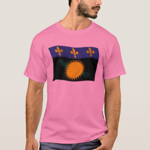 Guadeloupe Vlag T-shirt