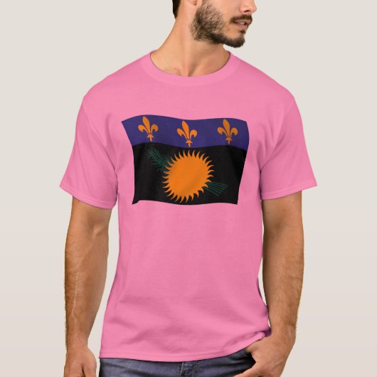 Guadeloupe Vlag T-shirt (Voorkant)