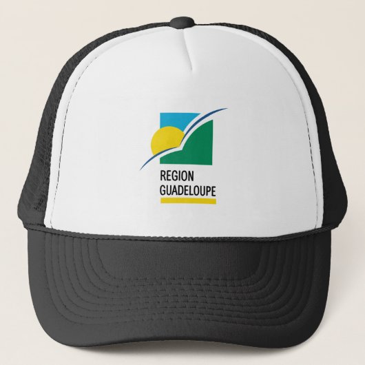 Guadeloupe vlag trucker pet (Voorkant)