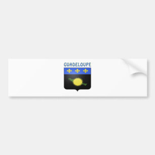 Guadeloupe wapenschild bumpersticker